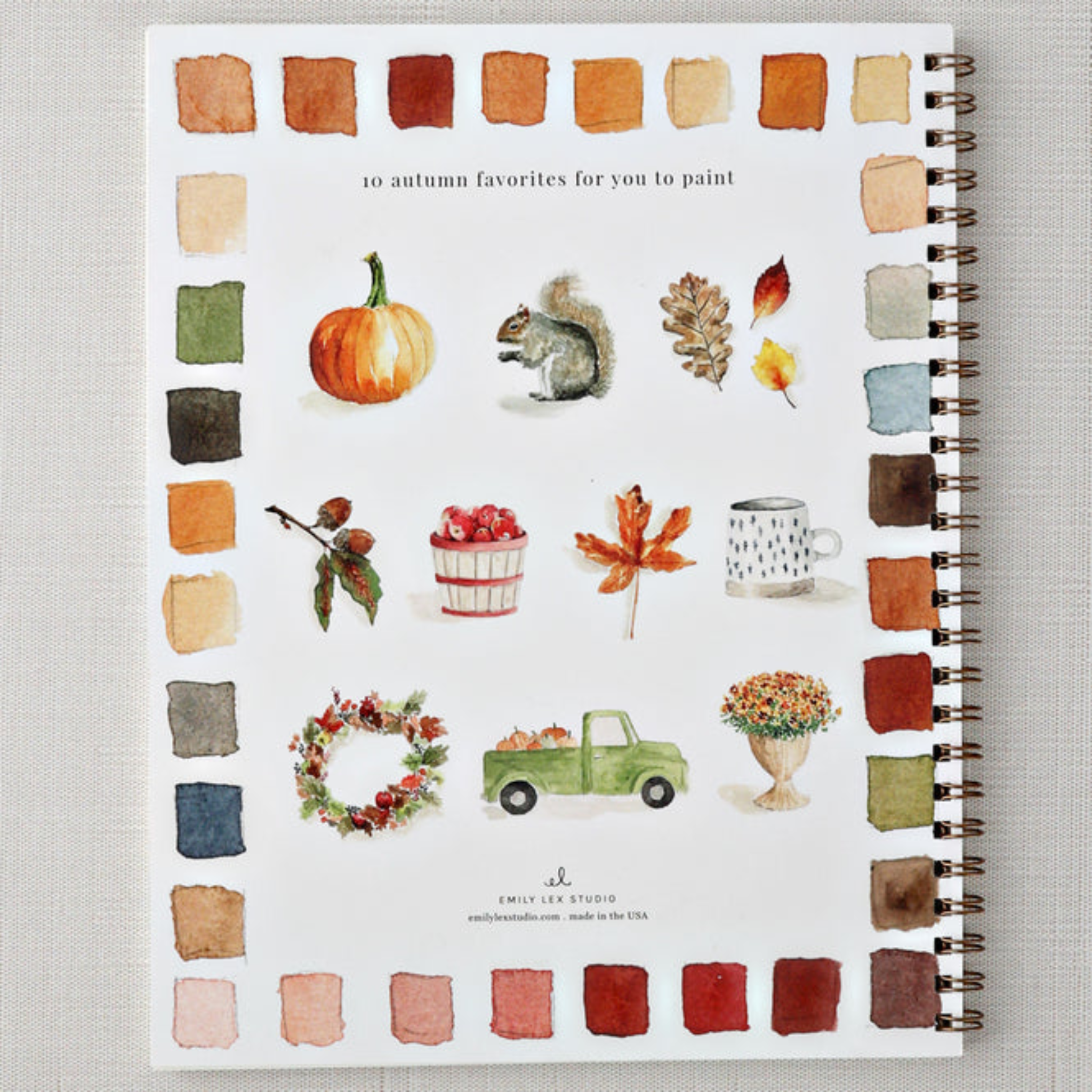 Autumn Watercolor Workbook – Timberbloom